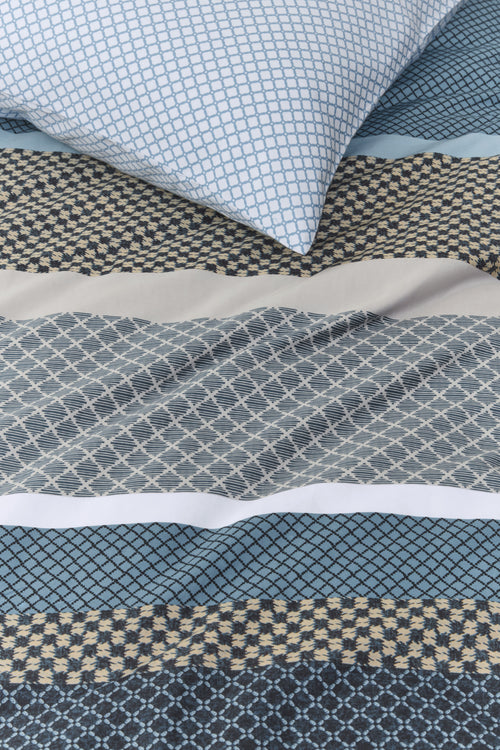 Beddinghouse Dekbedovertrek Hylke - 260 x 200/220 cm - Blauw