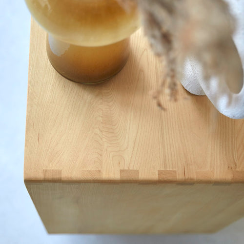 Tikamoon Ladekast van massief iepenhout en vlechtwerk - Naturel - vtwonen shop