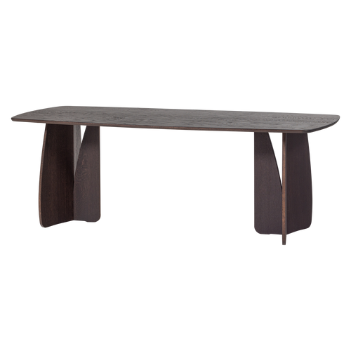 WOOOD eettafel Veere - Massief Eikenhout - Mystic Brown - 220 x 100