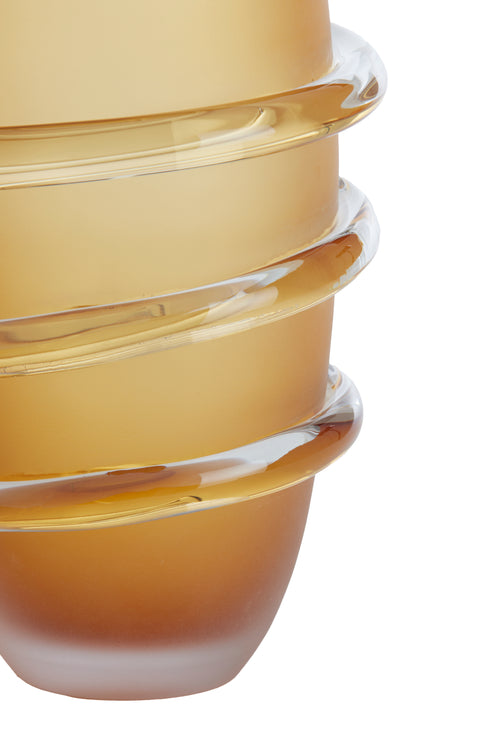 Light & Living vaas ODATE - Ø16.5x25cm - geel - vtwonen shop