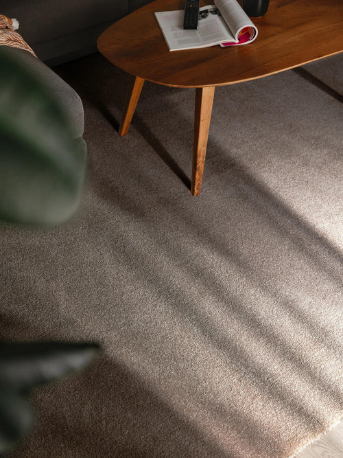 benuta wasbaar shaggy vloerkleed Melvin - taupe - 140x200 cm