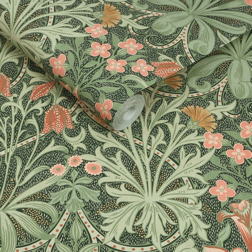 William Morris at Home Vliesbehang - Woodland Weeds Forest