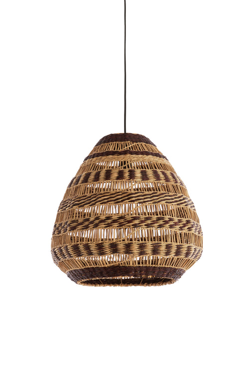 Light & Living hanglamp SOLUNA - bruin - Ø47x46cm - vtwonen shop