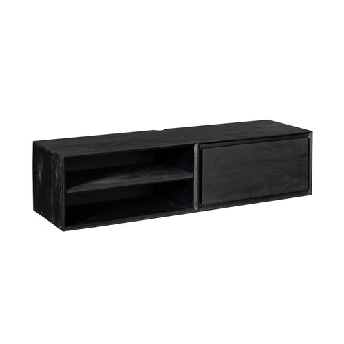 Starfurn Tv-meubel Ambiance - Zwevend - Zwart Hout - 120x35x30cm