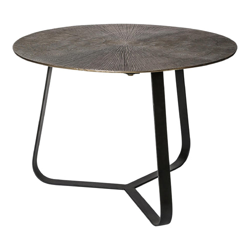 PTMD salontafel Kae - zwart - 59x59x41cm