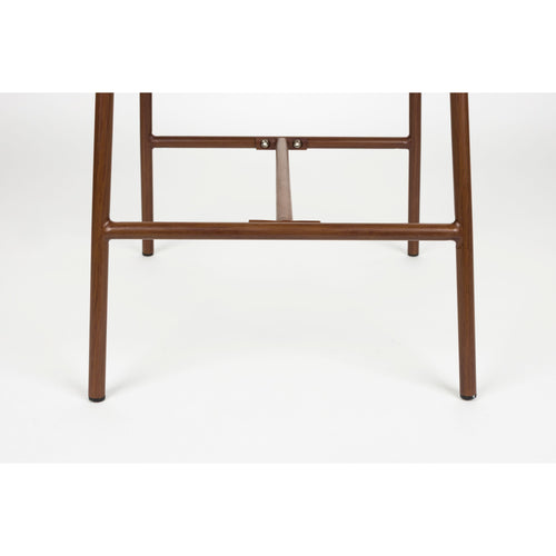 Housecraft Living Claes Barkrukken rugleuning 65 cm Terra - Set van 2