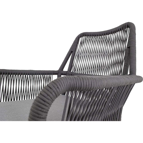 Lesli Living bistrostoel Silas - grijs - 64x69x92cm - set van 4