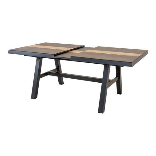 Lesli Living tuintafel Brixton - grijs - 170/220x102cm