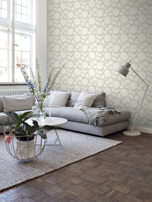 Origin Wallcoverings behang bloemen beige - 53 cm x 10,05 m - 326147 - vtwonen shop