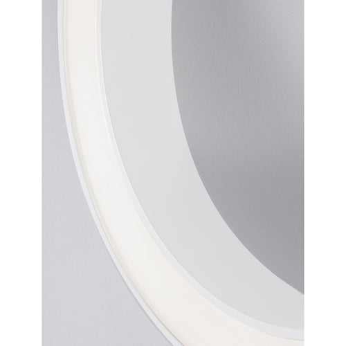 Merano Hartford Geïntegreerde LED Semi Flush Light Sandy White Aluminium LED 50W 3317Lm 2700K - 4000K + Afstandsbediening
