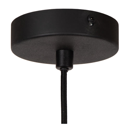 Lucide hanglamp VULCAN - Geïntegreerde LED - Zwart - vtwonen shop