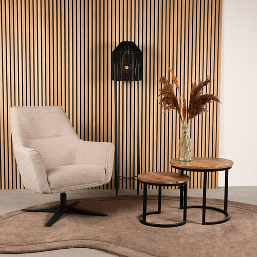 LABEL51 Vloerkleed Mody - Taupe - 230x160x1cm - vtwonen shop