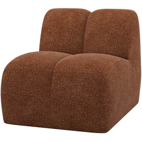 WOOOD 1-zits element Mojo - Wollig - Roestbruin -74x84x97 - vtwonen shop