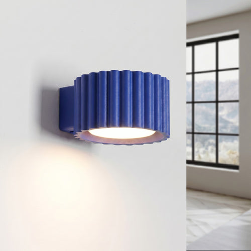 Sollux Lighting Wandlamp AURA ultramarijn Gx53 - 10x12x6cm