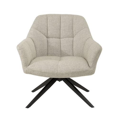 Livingfurn fauteuil Tom Sand - beige - stof