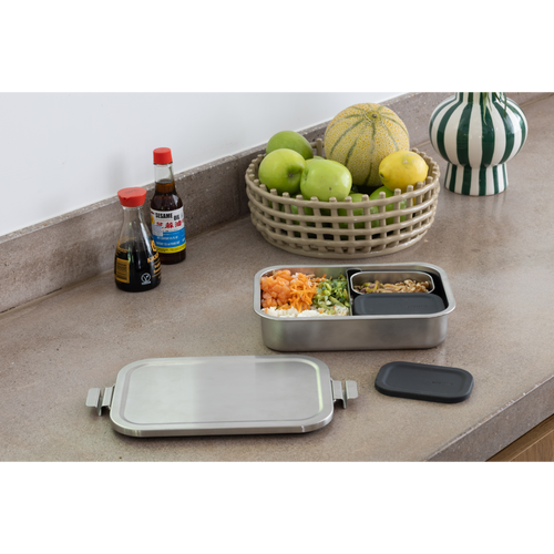 Brabantia Make & Take Bento Lunchbox, Roestvrij Staal - Matt Steel
