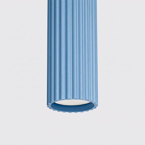 Sollux Lighting Hanglamp KARBON 1 azuur - 8x8x118cm