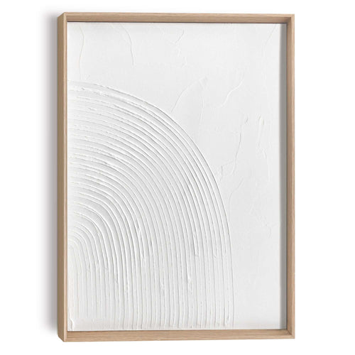 Reinders Quarter White schilderij 3d art -  wit - woonkamer - 40x30cm