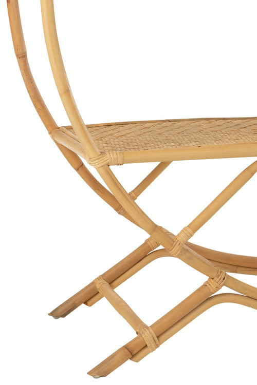 J-Line rek 3 Planken - rotan - naturel