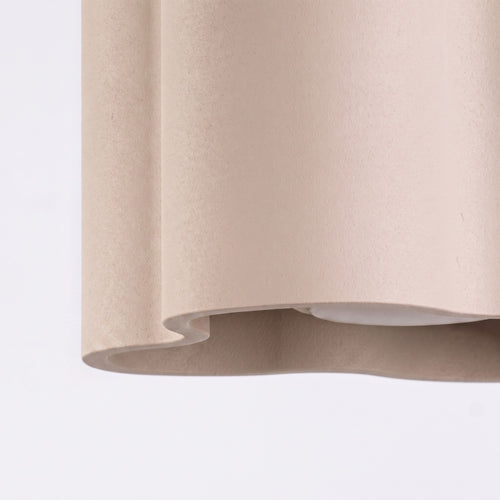 Sollux Lighting Plafondlamp OVIO 1 taupe GU10 - 12x12x10cm