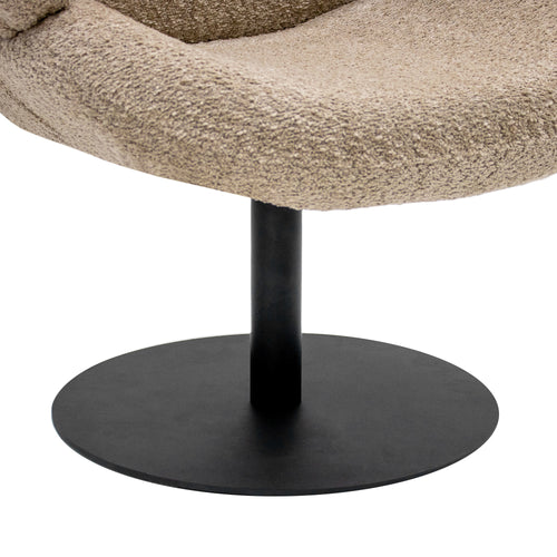 Kick draaifauteuil Lev - Beige - vtwonen shop