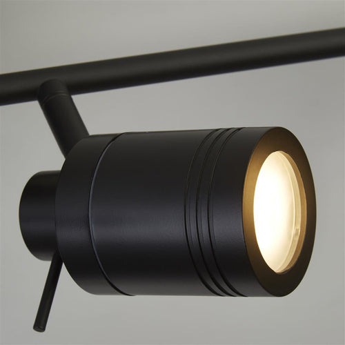 Searchlight Samson 4 Licht IP44 Badkamer Spot SplitBar, Mat Zwart IP44