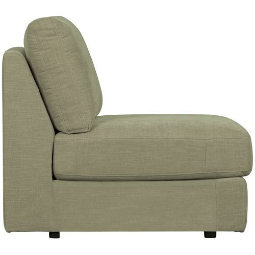 vtwonen 1-zits bank element zonder arm Family- Polyester - Groen - 85x90x98