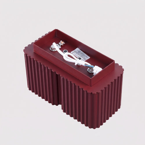 Sollux Lighting Plafondlamp RIFF 2 bordeaux GU10 - 20,5x10x12cm