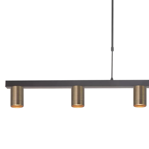 Highlight hanglamp Perugia - 5 lichts - 120  x 150   cm - zwart brons - vtwonen shop