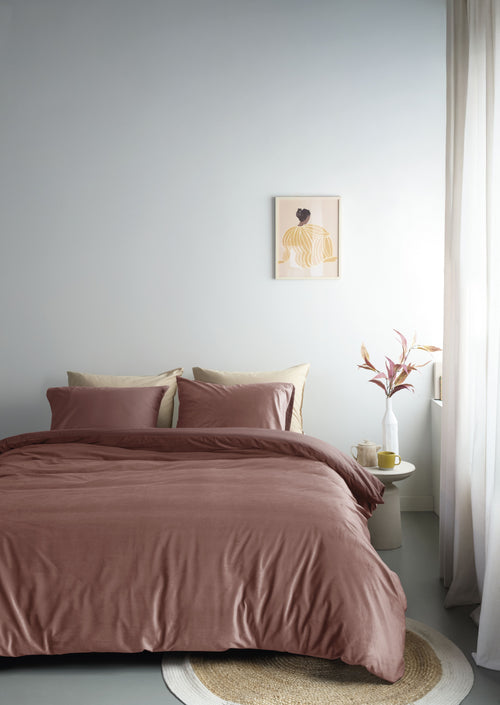 Ambiante  Velvety - 140 x 200/220 cm - Roze - vtwonen shop