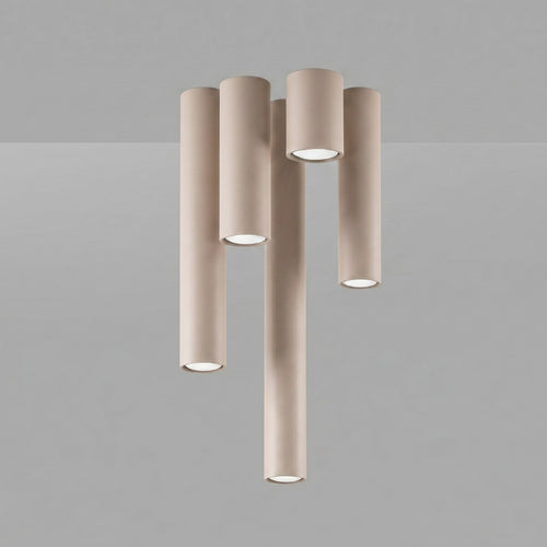 Sollux Lighting Plafondlamp LAGOS 10 taupe - 6x6x10cm