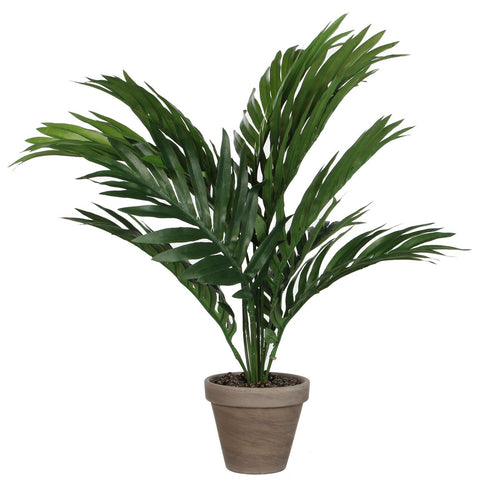 Mica Decorations Areca Palm Kunstplant in Bloempot Stan - H45 x Ø60 cm - Groen