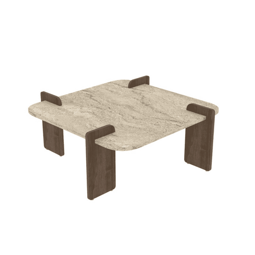Calicosy - ORIGIN Salontafel - Notenhout - 90x90x35 cm