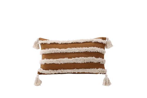 Rebellenclub Kussen Haka - Bruin - vtwonen shop