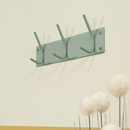 Spinder Design kapstok Fusion 3 - Dusty Green - 3 haken - vtwonen shop