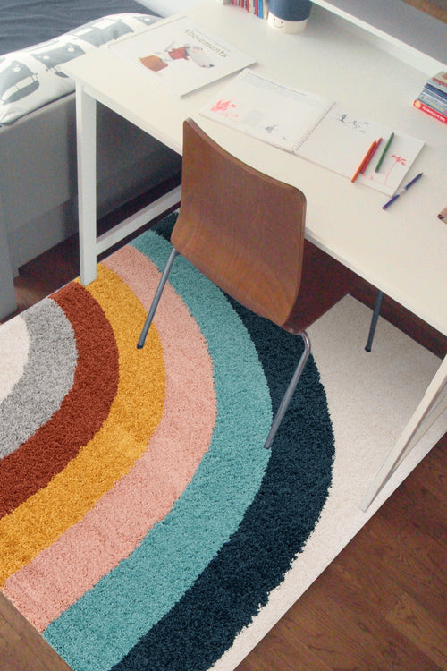 AFK Living vloerkleed Colors - voor kinderen - blauw - 120 x 170 cm - vtwonen shop