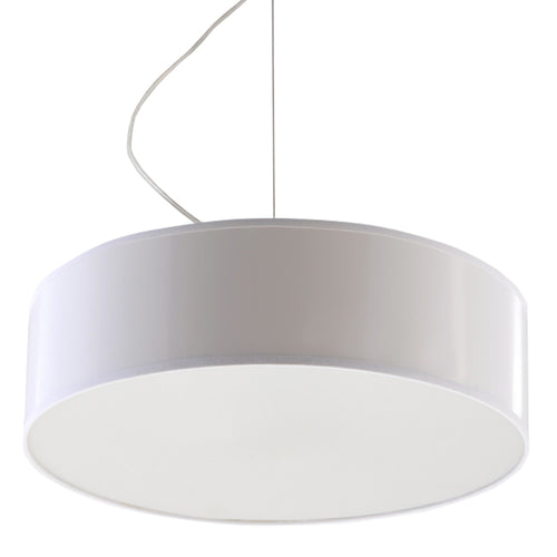Sollux Lighting Hanglamp ARENA 35 wit - 35x35x111cm
