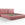 Micadoni Opbergbed met hoofdeinde Jodie 180x200cm, structurele stof, roze - 228x234x108cm