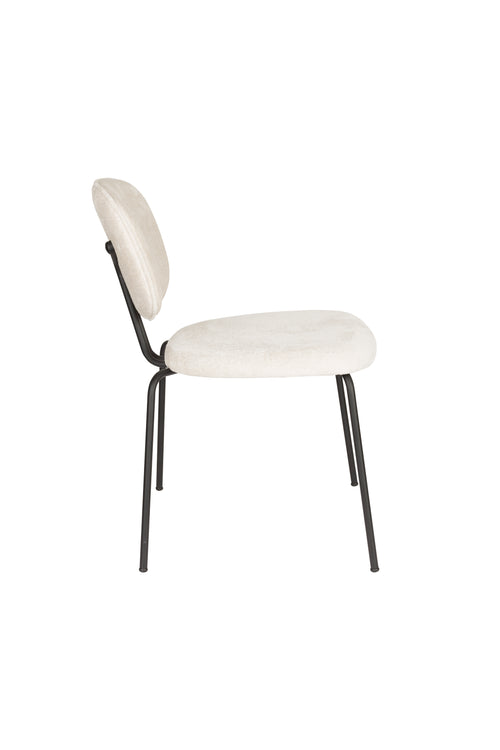 Housecraft Living Bouton Eetkamerstoelen Off White - Set van 2 - vtwonen shop