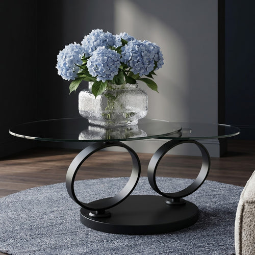 Kare Design Salontafel Beverly gerookt glas