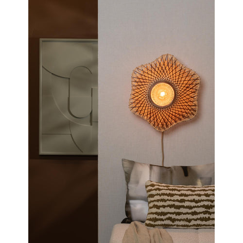 GOOD&MOJO wandlamp MADURA - bruin - Ø44cm