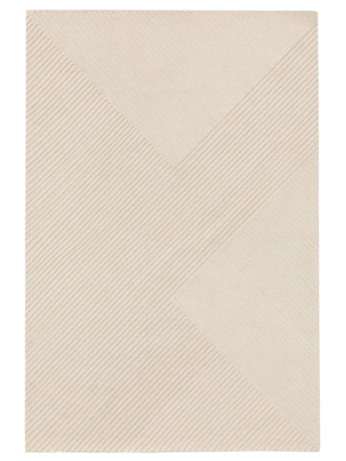benuta wollen vloerkleed Yanis - créme - 160x230 cm