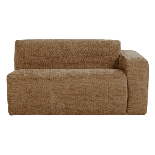 WOOOD 1,5-zits bank arm rechts Mojo Base - Wollig - Honinggeel - 74x145x97