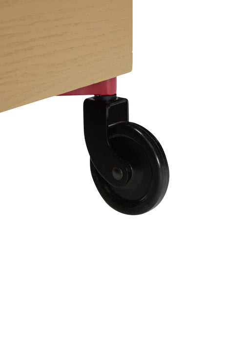 Hübsch trolley Fresh - essenhout/mdf - 42x40xh70cm