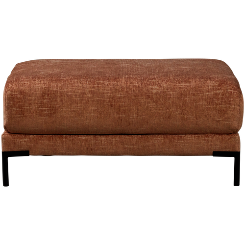 vtwonen poef Couple - Polyester - Rust Melange - 44x100x100 - vtwonen shop
