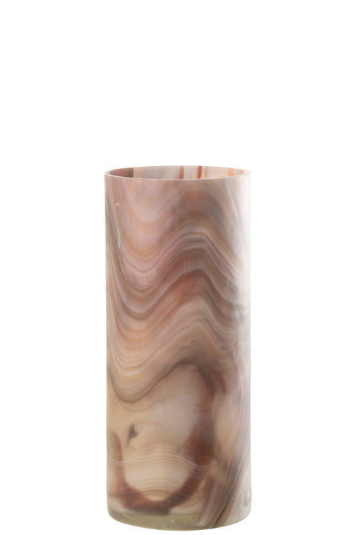 J-Line kaarshouder Arti - glas - bruin - small - vtwonen shop