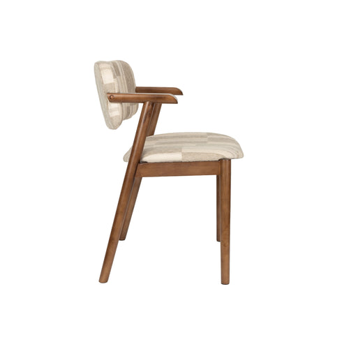Dutchbone Sara Eetkamerstoelen Beige - Set van 2