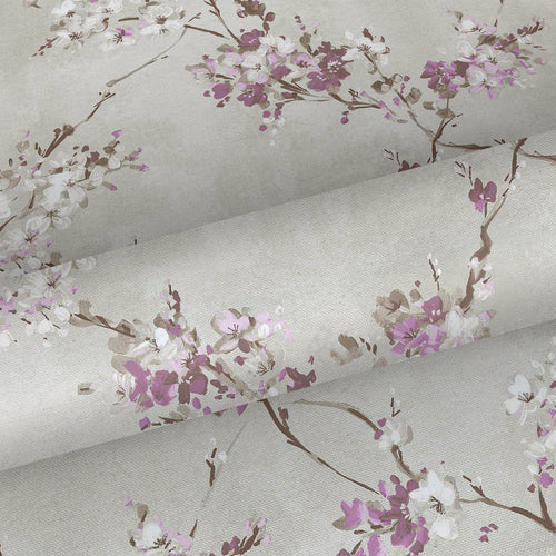 Sanders & Sanders behang bloemen lila paars en warm beige - 53 cm x 10 m - 640385