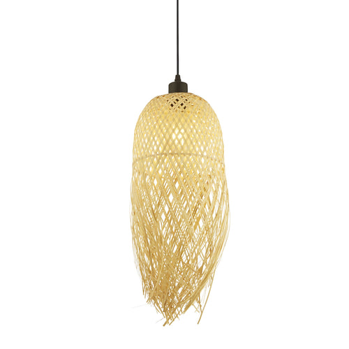 Searchlight hanglamp Bali - 1 lichts - 20  x 180   cm - zwart bruin