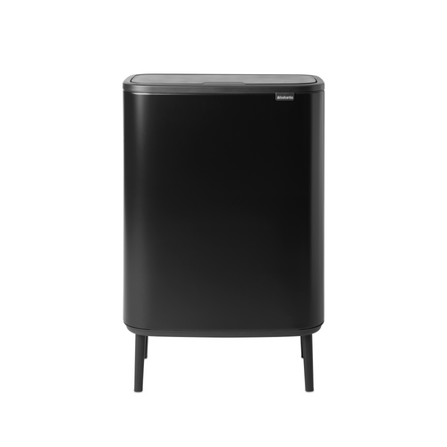 Brabantia Bo Touch Bin Hi, met 2 binnenemmers, 2 x 30 liter - Matt Black